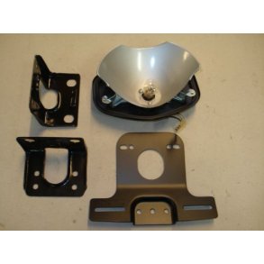 Suzuki GS baglygte u.glas, nummerpladeholder.