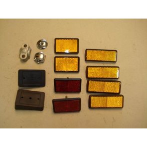 Suzuki reflekser diverse,r�de og gule. Stk.