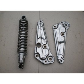 Suzuki GS450, 1 bagst�dd�mper, Fodhvileroph�ng er solgt