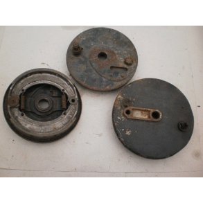 Gamle engelske ankerplader/bremsebagger diverse.stk.