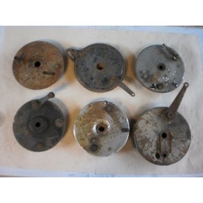 Diverse ankerplader Engelske MC. jern. stk.