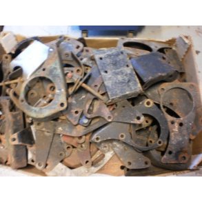 Motoroph�ng,Gearkassebeslag mm gamle engelske mc. stk