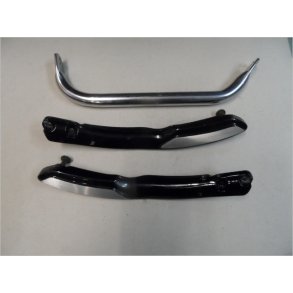 Yamaha XV750, alu.beslags�t sorte. krom b�jle 100 kr.