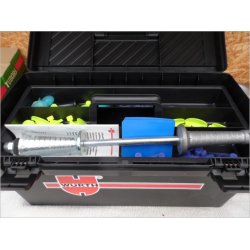 Buleoprettervrktj i skab,som nyt. med manualer.