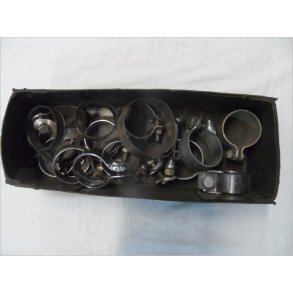 Diverse store clamps. stk.