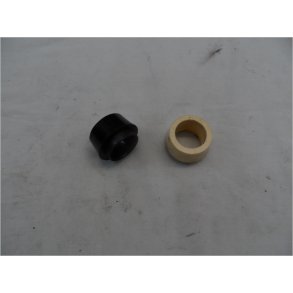 MZ sort + beige ring til styr, plast s�t.