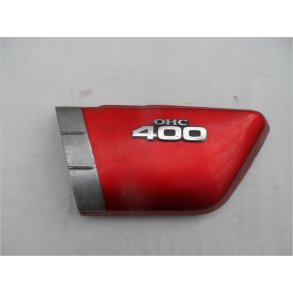 Kawasaki KZ400 brugt venstre sided�ksel, r�d m.emblem.