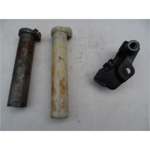 Kawasaki 2 brugte gasruller,dobbelt kabel  og koblingsgreb konsol.stk.