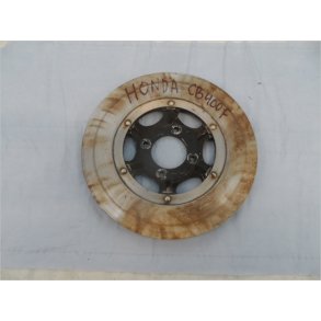 Honda CB400F forbremseskive,skal bare pudses.7 mm. 260x56 mm.4 huls.