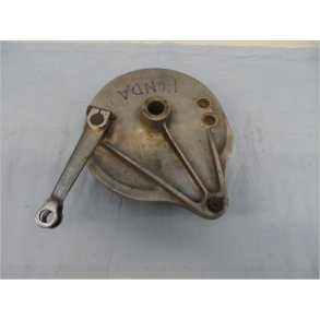 Honda bagbremse ankerplade med bagger.og bremsearm.