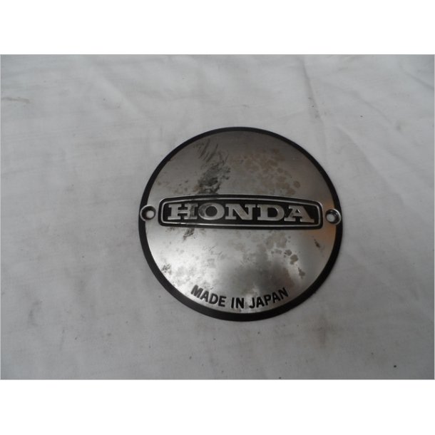 Honda brugt motordksel emblem alu.112 mm dia.