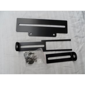 Nummerplade uni.montring med blinklysholdere. ny