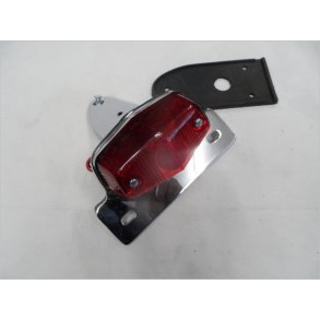 Ny chopper type baglygte med krom holder.