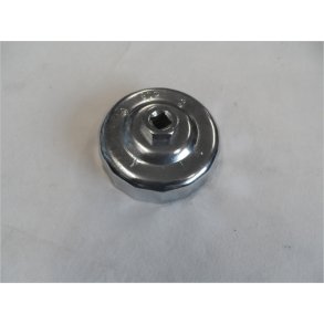 Oliefilter n�gle 80mm krom.15 kanter. Honda-Suzuki-Kawa.