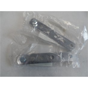 Universal krom beslag med bolt, 150x25 mm