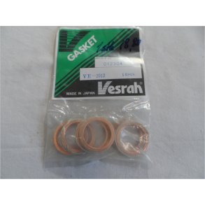 Kobber udst�dningspakninger VE-1005. Honda 18291-254-000,