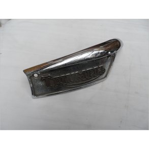 Triumph tankemblem H. lidt ridset.