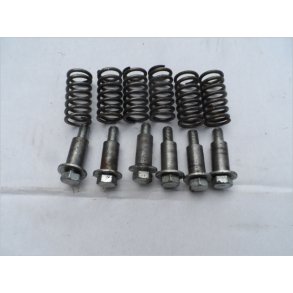 Suzuki GT750. 6 koblingsfjedre +bolte+b�sninger.s�t