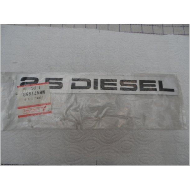 Mitsubishi emblem Diesel,transfers. L=260 mm.MB477953.