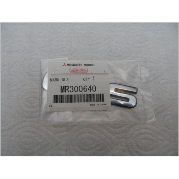 Mitsubishi GLS-emblem. GLS-mark. MR300640.