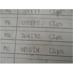 Mitsubishi mange forskellige clips. stk.