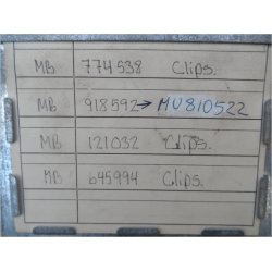 Mitsubishi clips diverse, se varenumre p de sm billeder. stk.