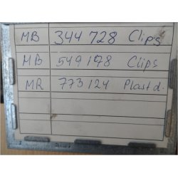 Mitsubishi clips diverse, se varenumre p de sm billeder. stk.