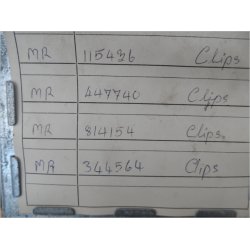 Mitsubishi clips diverse, se varenumre p de sm billeder. stk.