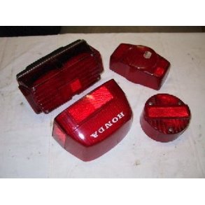 Diverse baglygteglas MC