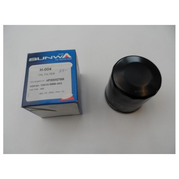 SUNWA H-004. HF 303. Honda CBR600 oliefilter