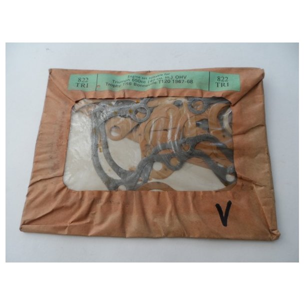 Wassell 822. pakningsst Triumph 650 OHV. 68-68.