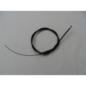 sort kabel, kuglerund nippel en ende. L=90/114