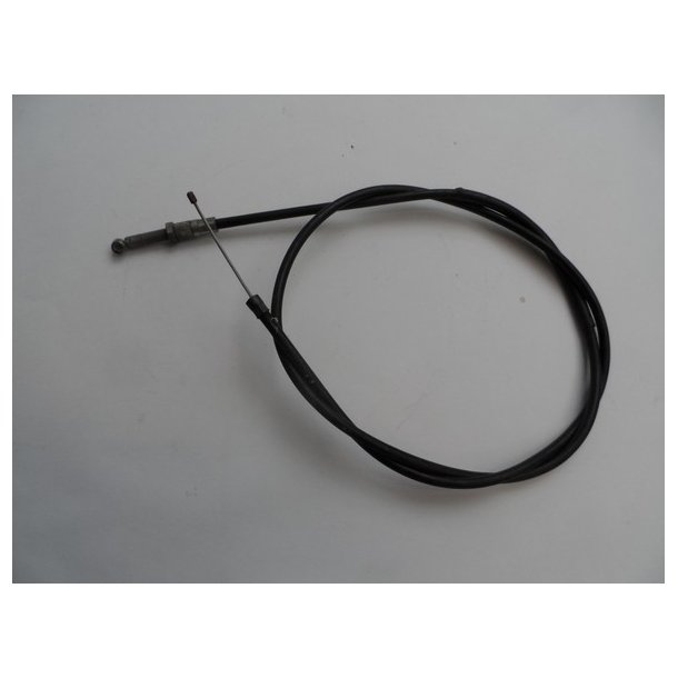 Sort kabel med stilleskrue 6 mm gevind L=95/102.