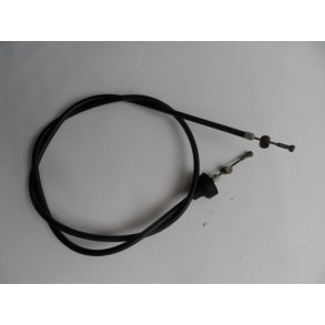 Sort kabel med nipler og gummi.93/101 cm.