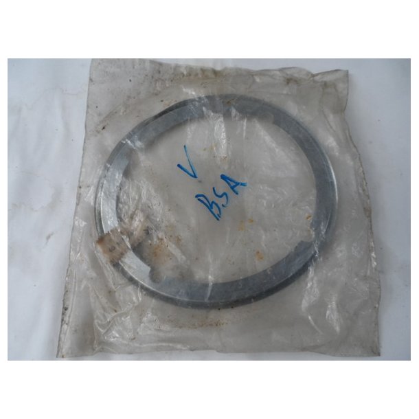 BSA oval krom ring forlygte. 40-5058/3.