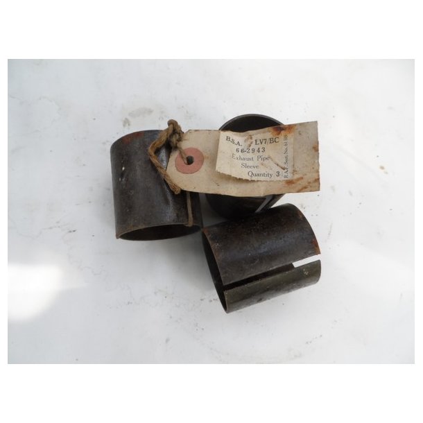 BSA exhaust pipe. 66-2943. ca.45 mm.stk