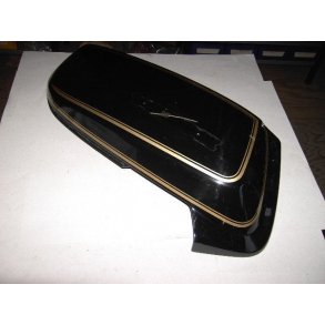 Honda GL1000 tanksideplader,sort,H-V, brugte. stk pris.