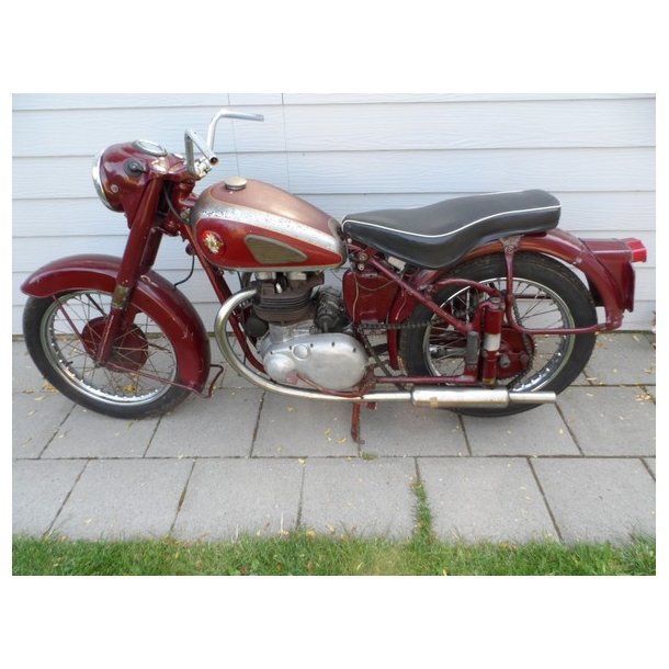 BSA A7-plunger model. 1953. mrkerd.