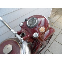 BSA A7-plunger model. 1953. mrkerd.uklargjort
