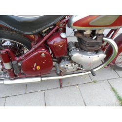 BSA A7-plunger model. 1953. mrkerd.uklargjort
